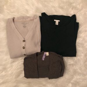 Sweater Combo: American Eagle, H&M, Francesca’s